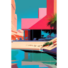Tableau sur toile 30x45 cm -  - Impression sur toile murale décorative avec châssis en Bois - Fabriqué en France - Ceanothe