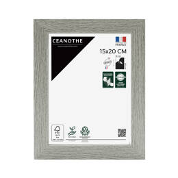 Cadre photo Australe 15x20 cm et 15x20 cm - Pour photo et poster A5, A6 et Carte Postale  - Verre acrylique - Fabriqué en France - Brio