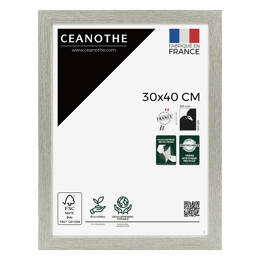 Cadre photo Australe 30x40 cm et 30x40 cm - Pour photo et poster A4 - Verre acrylique - Fabriqué en France - Brio