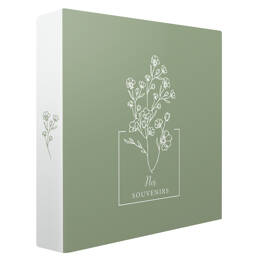 Album photos pochettes Charme 200 photos 11,5x15 cm - 100 pages pochettes s - 2 photos par page - Fabriqué en France - Ceanothe