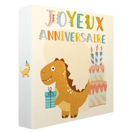 Album photos pochettes Dino 200 photos 11,5x15 cm - 100 pages pochettes s - 2 photos par page - Fabriqué en France - Ceanothe