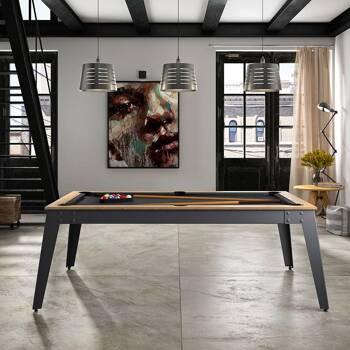 Billard Steel chêne sablé / gris