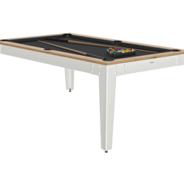 Billard Steel Chêne sablé / blanc