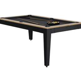 Billard Steel Chêne sablé / Noir
