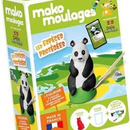 MAKO CREATIONS Moulages - Panda Géant | dès 5 ans | activité créative | espèce protégée