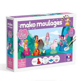 MAKO CREATIONS Moulages - 5 figurines - Mes Fées | dès 5 ans | activité créative | histoires et jeu narratif