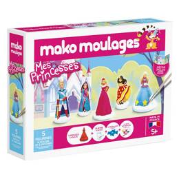 MAKO CREATIONS Moulages - 5 figurines - Mes Princesses | dès 5 ans | activité créative | histoires et jeu narratif