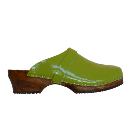 Sabot Suédois Vernis Vert