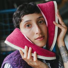 Charentaise Velours Framboise