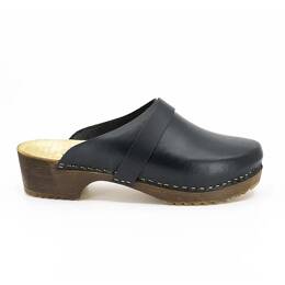 Sabot suédois noir mat