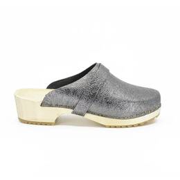 Sabot suédois Noir Argenté