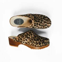 Sabot Léopard Poilu