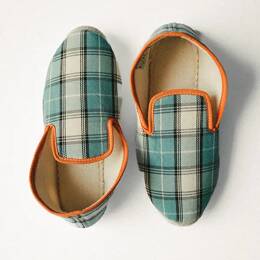 Charentaise Tartan Bleu Grégor