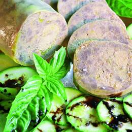 Saucisson de magret de canard au foie gras