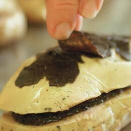 Foie gras d'oie frais aux truffes 14%