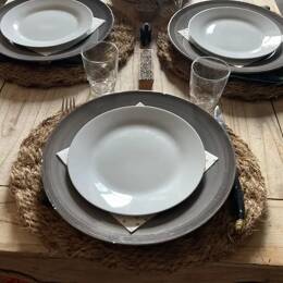 scourtin oval 40 cm naturel