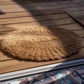 scourtin oval 68 cm naturel