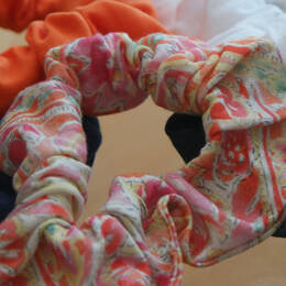 Chouchou coordonné coton Bio