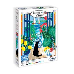 PALETTE D'ARTISTE - Le Chat à la Fenêtre