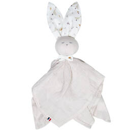 Doudou plat Lapin personnalisable, Sidonia