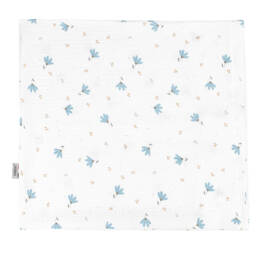 Taie d'oreiller en gaze de coton, Bleuet