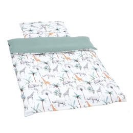 Couette et oreiller enfant - prêt à dormir, Safari