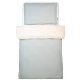 Parure de lit bébé réversible, housse de couette et taie d'oreiller e