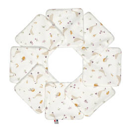 Lingettes bébé lavables 8 pièces, Sidonia