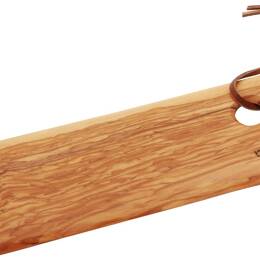 Planche à découper OSLO bois d'olivier véritable par Jean Dubost taille moyenne