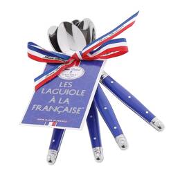 Cuillères à moka Jean Dubost Les Laguiole à la française®, couleur bleue