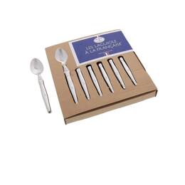 Jean Dubost Les Laguiole à la française® coffret 6 cuillères à café tout inox