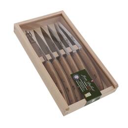 Coffret 6 couteaux Le Thiers 2.0 manche chêne certifie PEFC