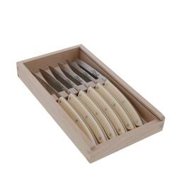 Coffret 6 couteaux Le Thiers 2.0 manche couleur ivoire