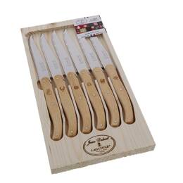 Coffret 6 couteaux Jean Dubost Laguiole décor Noël