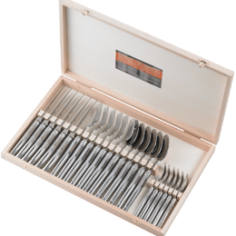 Ménagère 24 pièces Laguiole tout inox 25/10eme