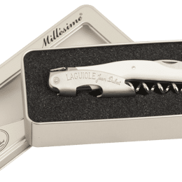 Coffret tire-bouchons sommelier Millésime ® Laguiole ABS blanc