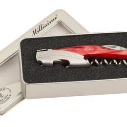 Coffret tire-bouchons sommelier Millésime ® Laguiole manche acrylique rouge