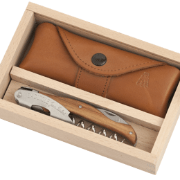 Coffret tire-bouchons sommelier Millésime ® Laguiole bois d'olivier