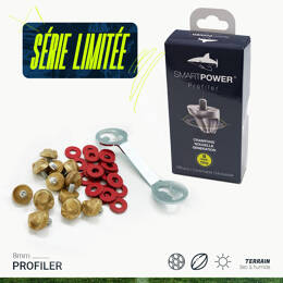 Crampons SmartPower - Série Champion8mm Plastique - Pack premium