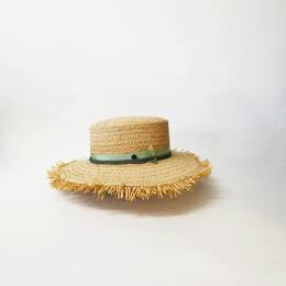 Canotier femme raphia - BÉLO