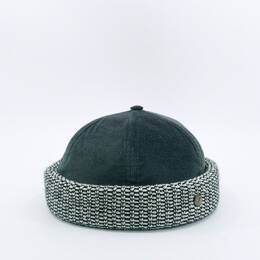 Miki velours lisse vert - ELVA