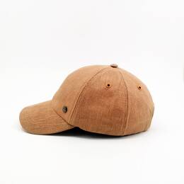 Casquette en lin nude - DAVY