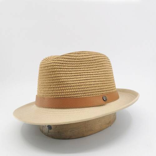 Chapeau de paille homme camel - ADEL