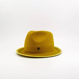 Chapeau jaune trilby en feutre - JONA