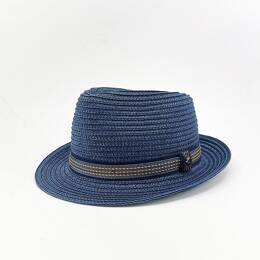 Chapeau trilby bleu - SIMON