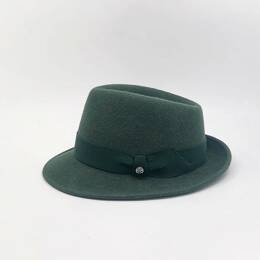 Chapeau trilby vert - CLAUDE