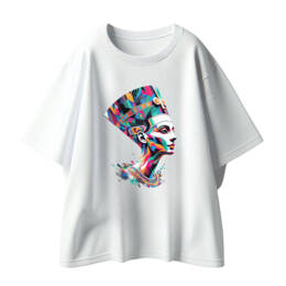 Robe t-shirt Néfertiti color full