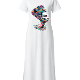 Robe t-shirt Néfertiti Colorfull