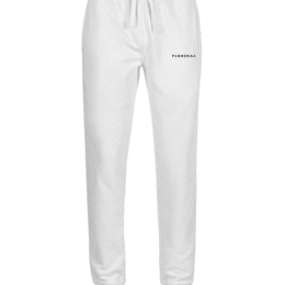 Jogging blanc avec logo