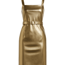 Robe doré à bretelles - Néfertari